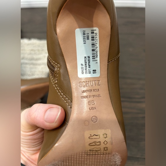 SCHUTZ - Ashlee Up Knee High Slouchy Nappa Leather Boot Size 5 - Picture 13 of 16